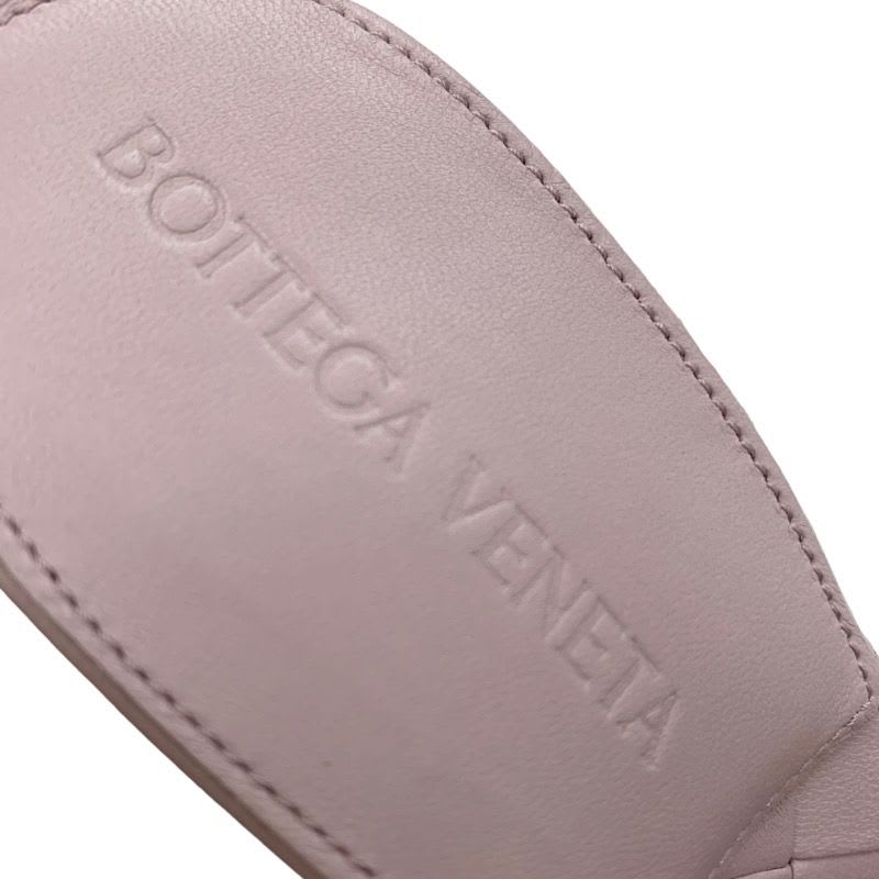 Bottega Veneta Sandals Mule Lido Intrecciato Leather Pink — view 7