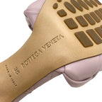 Bottega Veneta Sandals Mule Lido Intrecciato Leather Pink — view 8