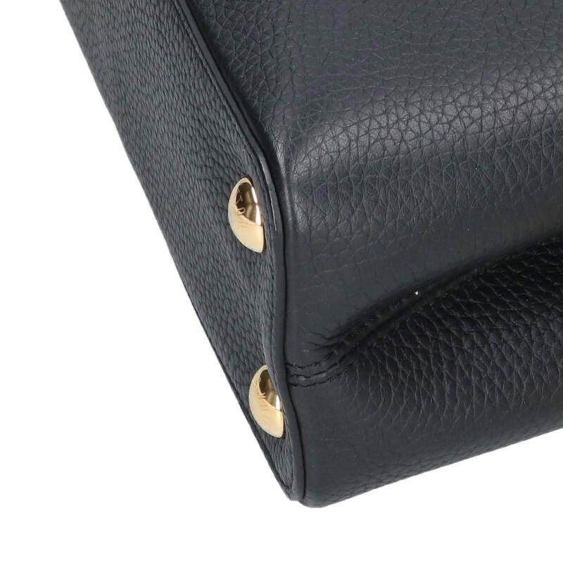 Louis Vuitton Capucines BB Taurillon Leather Flap Chain 2-Way Handbag — view 5