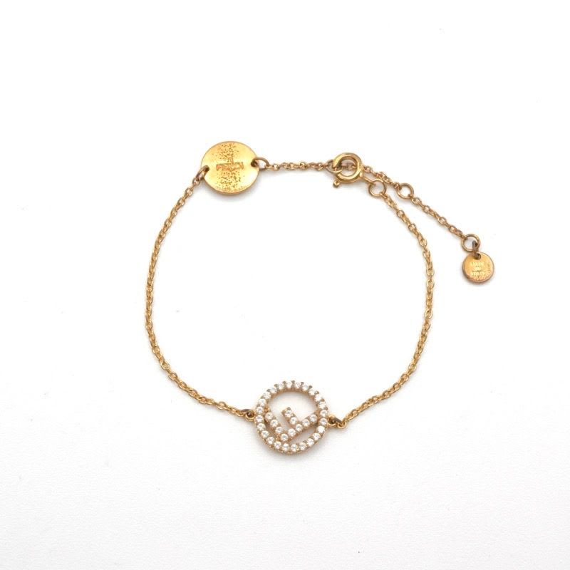 Fendi F's Bracelet Rhinestone — view 3