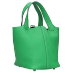Hermes Picotin Rock PM Monochrome So Green U Stamp Matte Hardware — view 3