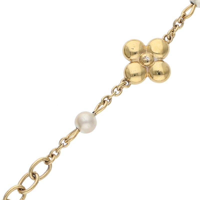 Louis Vuitton M1429 a Louisa Faux Pearl Decoration Bracelet — view 6