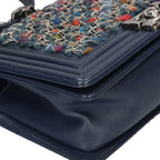 Chanel boy 25 Lambskin Chain Shoulder Bag — view 6