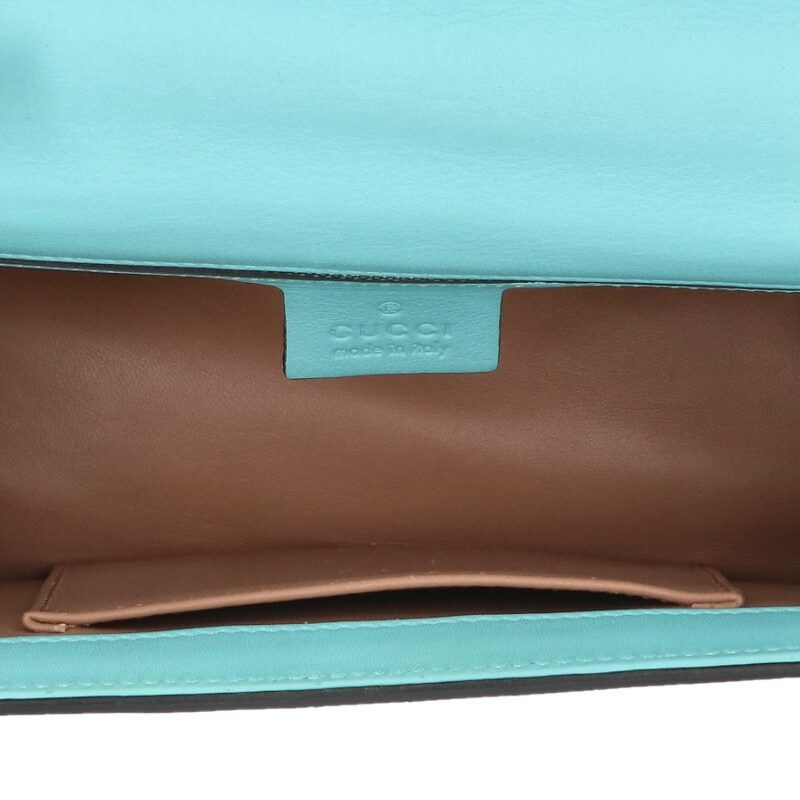 Gucci Sylvie Croco Leather Shoulder Bag — view 5