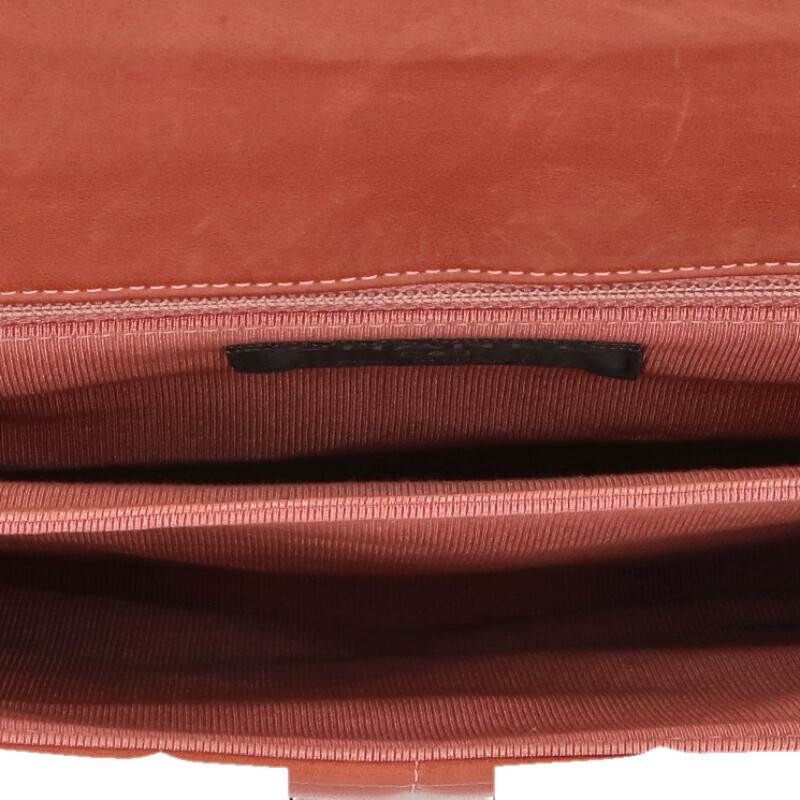 Chanel Chocolate Bar Lambskin Chain Shoulder Bag — view 5