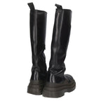 Bottega Veneta Tire Side Zip Long Leather Boots 38 — view 2