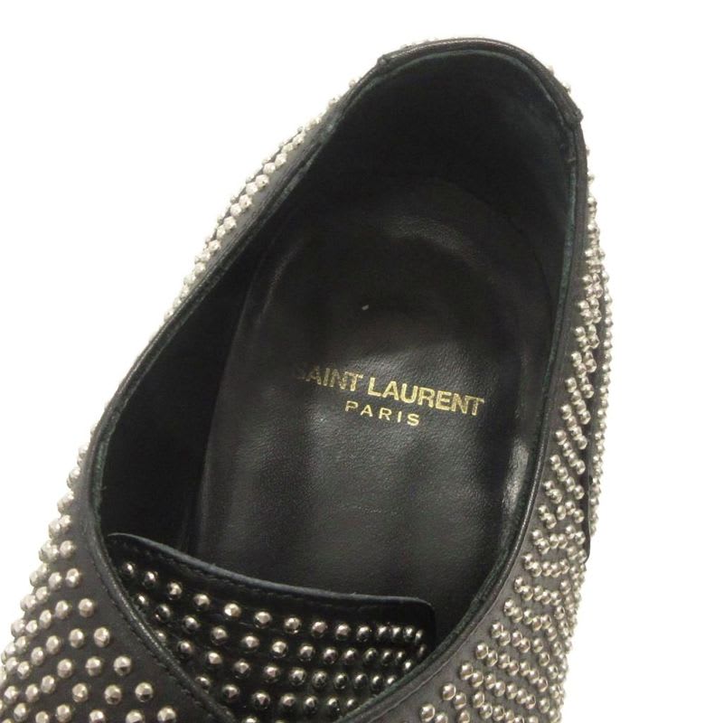 Saint Laurent Paris Studded Derby Shoes Business Lace Up Low Cut — view 5