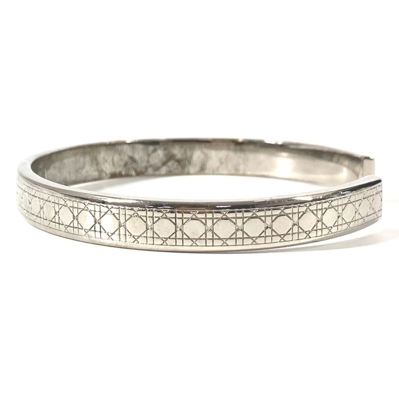 Dior Bracelet Cannage Logo Metal Silver — view 5