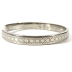 Dior Bracelet Cannage Logo Metal Silver — view 6
