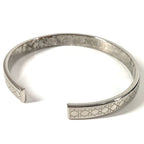Dior Bracelet Cannage Logo Metal Silver — view 3
