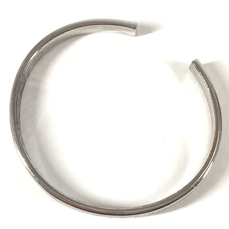 Dior Bracelet Cannage Logo Metal Silver — view 8