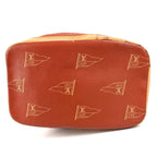 Louis Vuitton Shoulder Bag Saint-Tropez Leather Canvas Abogany Orange