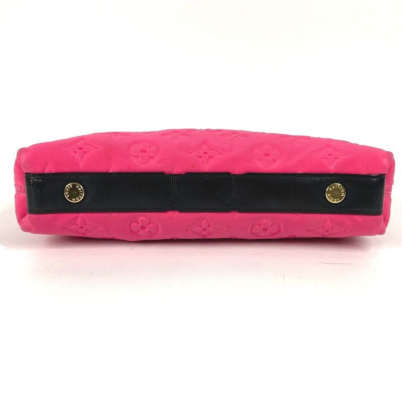 Louis Vuitton Clutch Bag Pochette Scuba Microfiber Pink