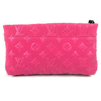 Louis Vuitton Clutch Bag Pochette Scuba Microfiber Pink