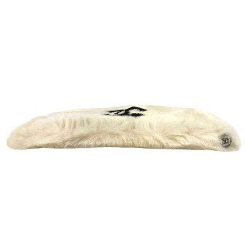 Chanel Bracelet CC Coco Mark Logo Fur Rabbit Black — view 6