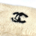 Chanel Bracelet CC Coco Mark Logo Fur Rabbit Black — view 4
