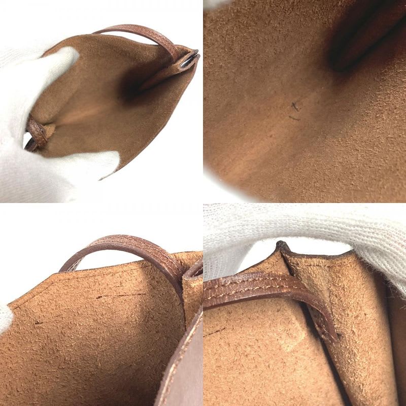 Hermes Shoulder Bag Onimetou Box Calf Havana Brown