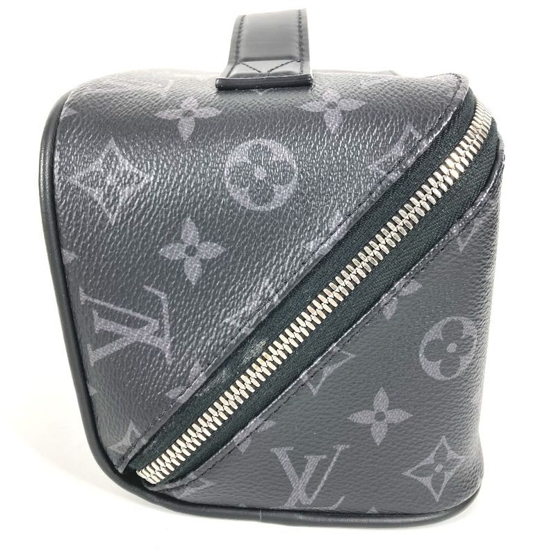 Louis Vuitton Handbag Toiletry Bag Monogram Eclipse Canvas Black