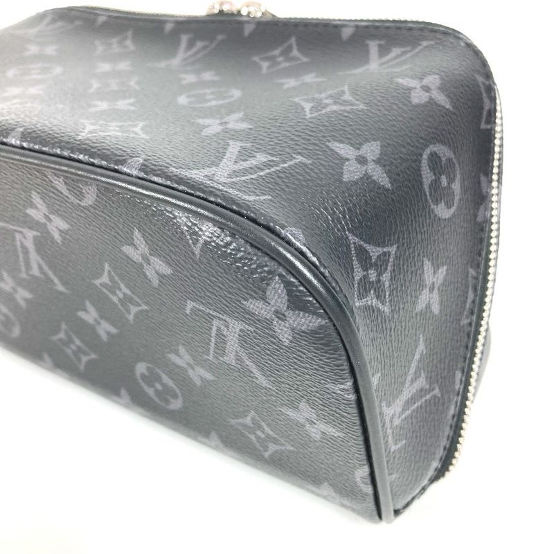 Louis Vuitton Handbag Toiletry Bag Monogram Eclipse Canvas Black
