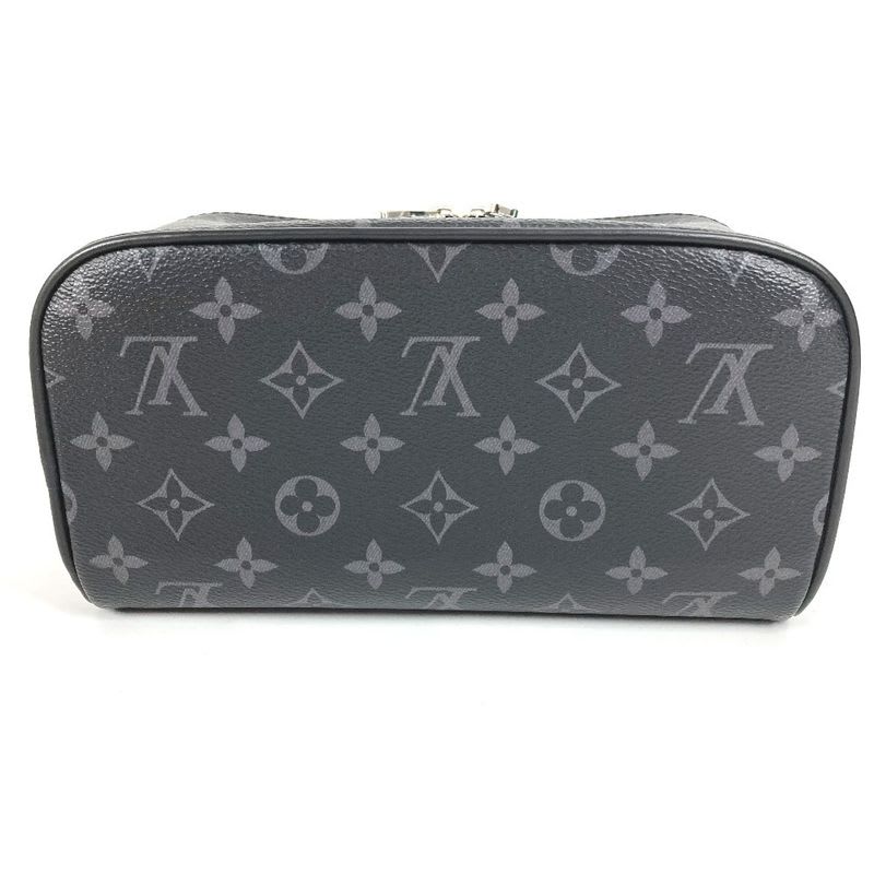 Louis Vuitton Handbag Toiletry Bag Monogram Eclipse Canvas Black