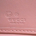 Gucci Wallet Long Microshima Leather Pink Round — view 8