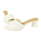 Bottega Veneta CHA Sandal Mule Leather 36.5 White CK26 — view 2