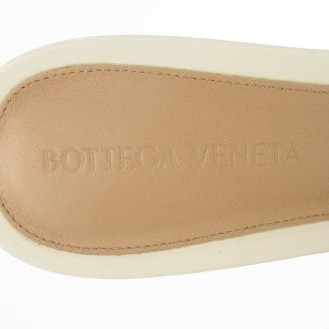 Bottega Veneta CHA Sandal Mule Leather 36.5 White CK26 — view 7