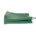 Loewe Pebble Pouch Canbsppx01 Shoulder Bag Calf Green Silver Hardware — view 7