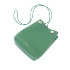 Loewe Pebble Pouch Canbsppx01 Shoulder Bag Calf Green Silver Hardware — view 4