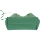 Loewe Pebble Pouch Canbsppx01 Shoulder Bag Calf Green Silver Hardware — view 9