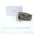 Christian Dior S8557 Cbte Canvas Leather Embroidery Shoulder Strap Navy — view 2