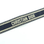 Christian Dior S8557 Cbte Canvas Leather Embroidery Shoulder Strap Navy — view 6