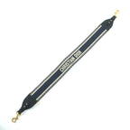 Christian Dior S8557 Cbte Canvas Leather Embroidery Shoulder Strap Navy — view 4