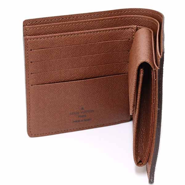 Louis Vuitton Portefeuille Marco Bifold Wallet Monogram Canvas Brown — view 4