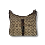 Gucci GG Canvas One Shoulder Bag Brown — view 5