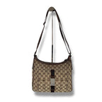 Gucci GG Canvas One Shoulder Bag Brown — view 3