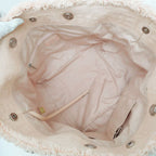 Chanel Large Shopping Bag Tote Hand Silver Hardware Pink — view 6
