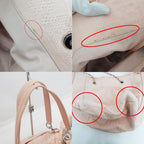 Chanel Large Shopping Bag Tote Hand Silver Hardware Pink — view 8