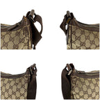 Gucci GG Canvas One Shoulder Bag Brown — view 8