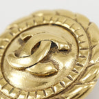Chanel Coco Mark Vintage Gold Plated 22.8 g Earrings — view 7