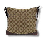 Gucci Crossbody Bag Shoulder GG Canvas Brown — view 4