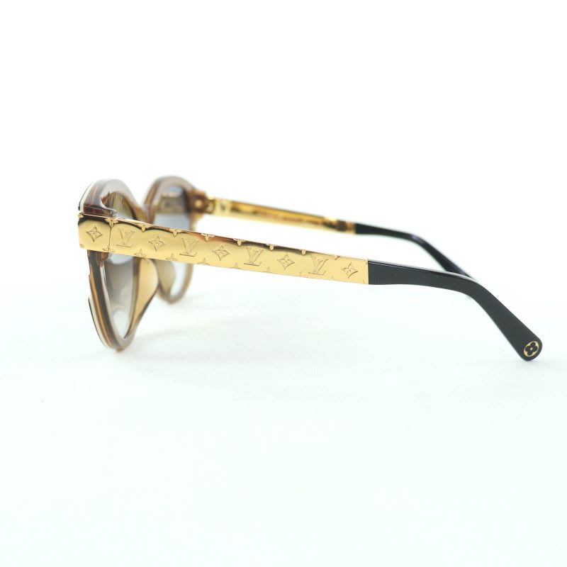 Louis Vuitton 2025 Z1857 E Sunglasses/ Petit Sponsored Cat Eye Noir Black — view 5