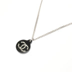 Chanel Necklace CC Logo Black Circle — view 4