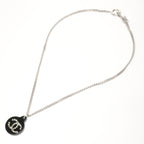 Chanel Necklace CC Logo Black Circle — view 3