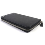 Prada 2 Ml188 Saffiano Leather Triangle Logo Plate Round Zip Long — view 3