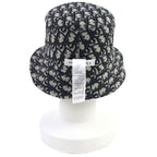 Dior Homme 14 Che923 I134 Cotton Oblique Plaid Reversible Bucket Hat Navy 58 — view 8