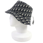 Dior Homme 14 Che923 I134 Cotton Oblique Plaid Reversible Bucket Hat Navy 58 — view 6