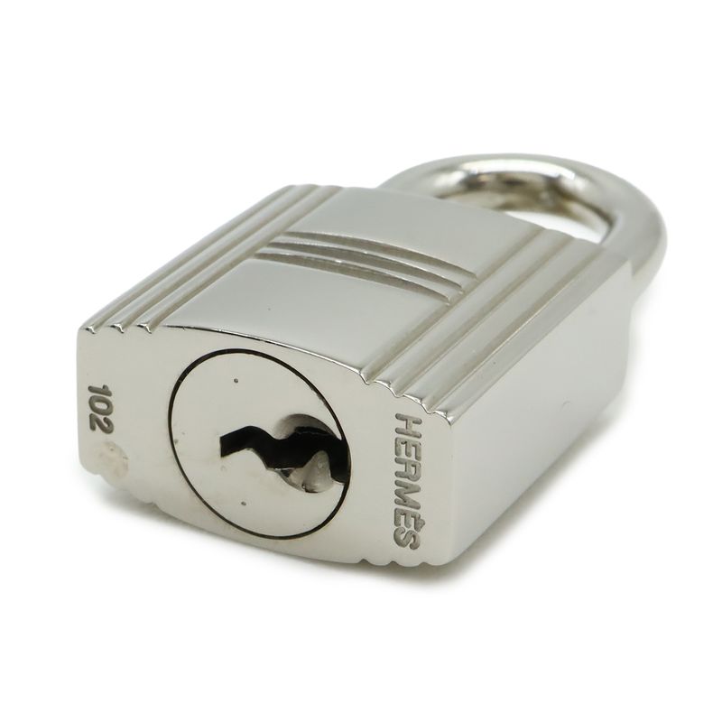 Hermes Cadena Padlock No.102 key Metal Silver — view 4