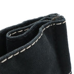 Hermes Deauville MM Tote Bag Large Handbag Canvas Black Silver Hardware — view 5