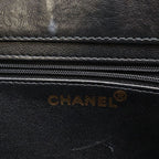 Chanel Logo Embroidery Tote Bag Leather — view 9